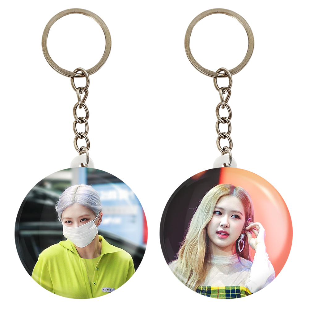 جاکلیدی خندالو مدل رزی بلک پینک کد 1443214436 مجموعه 2 عددی