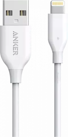 کابل شارژ 90 سانتی متری USB به Lightning انکر مدل PowerLine A8111