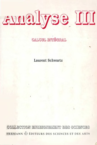 خرید و دانلود نسخه کامل کتاب Analyse III - Calcul intégral