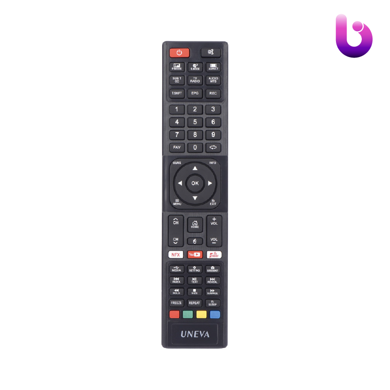 کنترل تلویزیون یونیوا Uneva کد 2