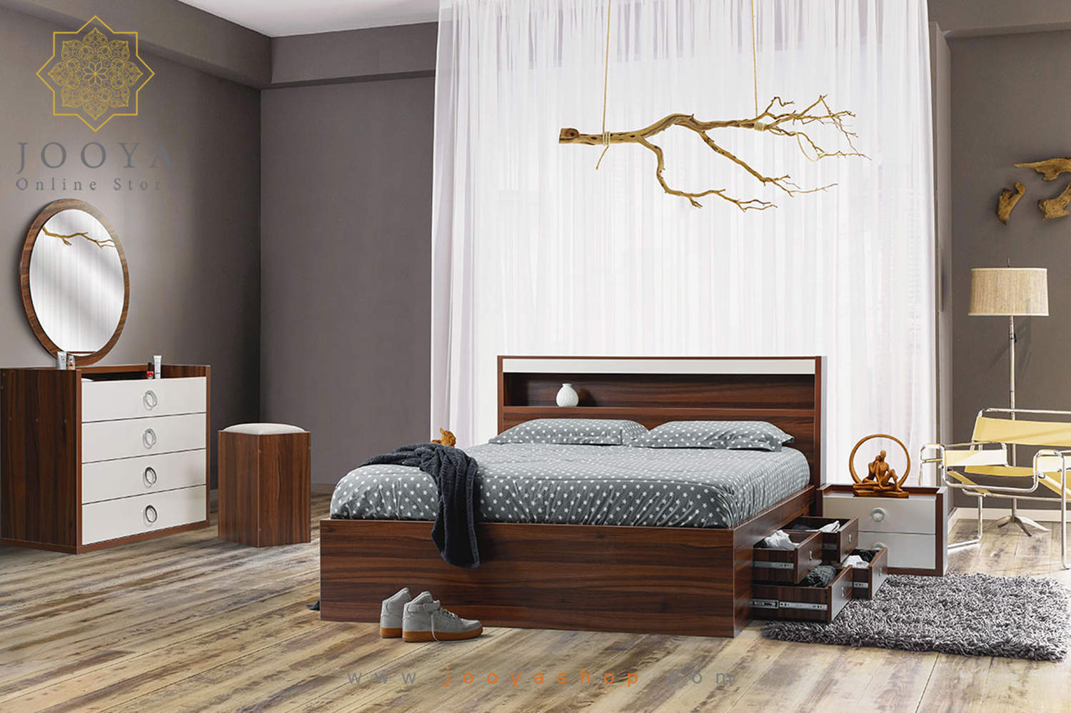 سرویس خواب یک طرف کشو مدل بیتا