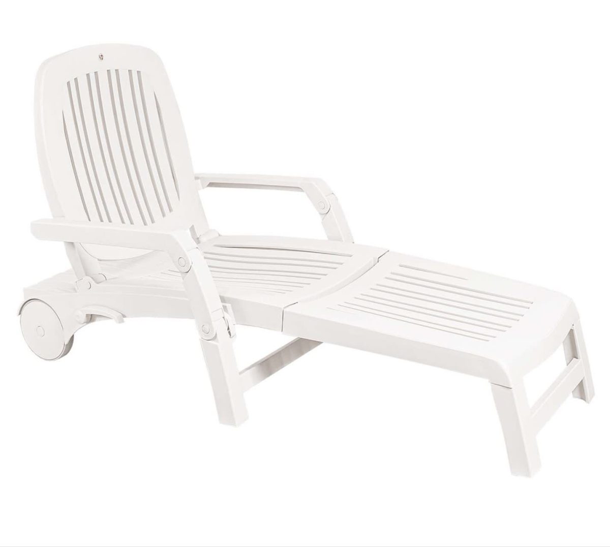 تخت کنار استخری پلیمری با پشتی قابل تنظیم مدل طاووس