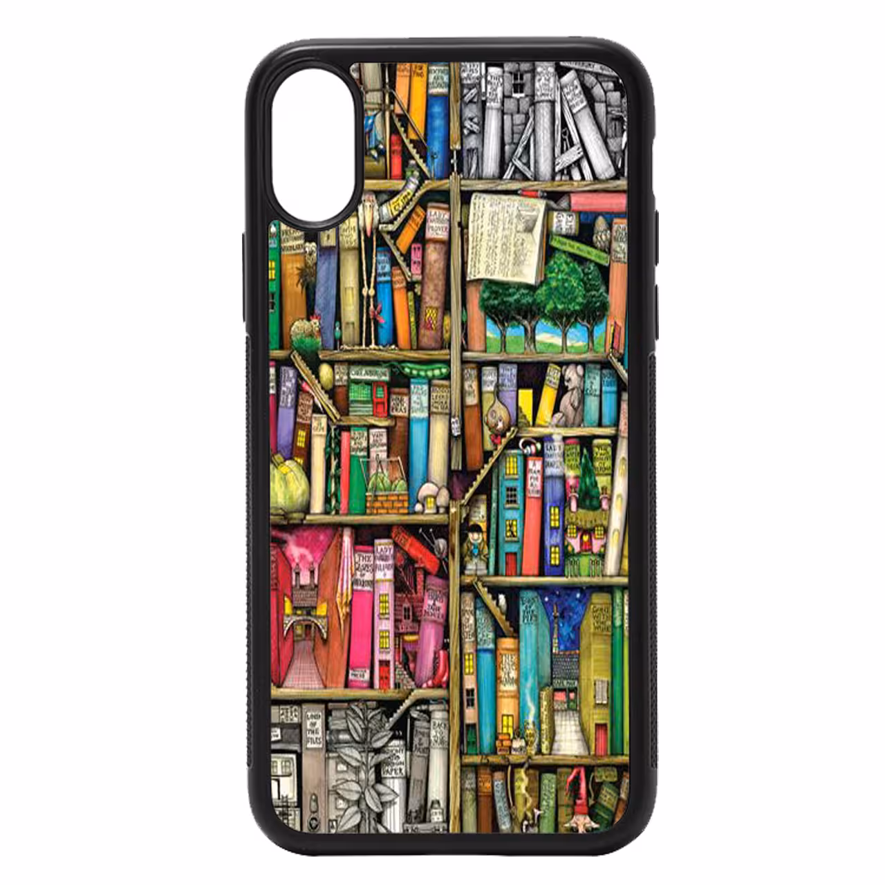 کاور طرح کتابخانه کد 7135 مناسب برای گوشی موبایل اپل iphone x/xs