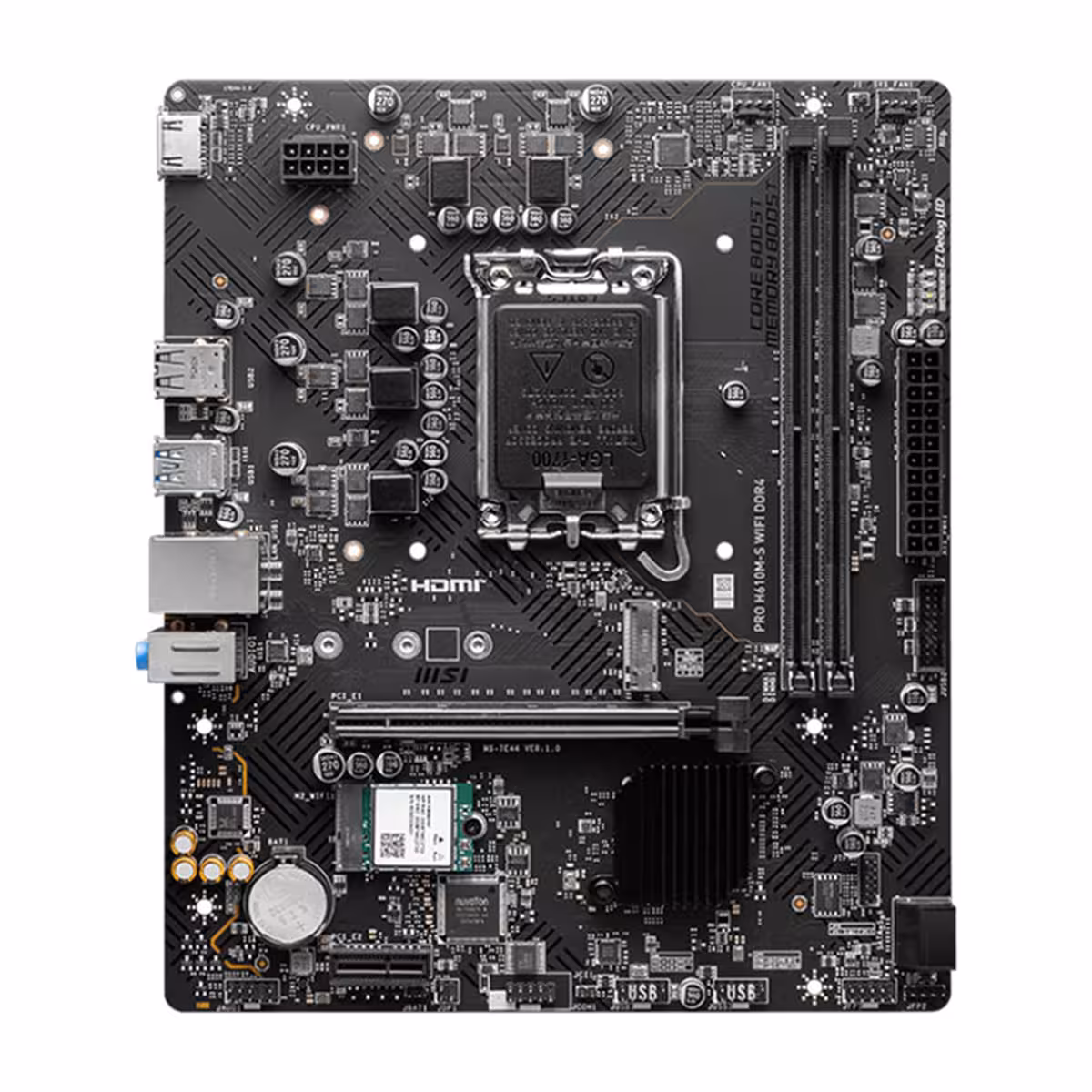 مادربرد ام اس آی مدل PRO H610M-S WIFI DDR4