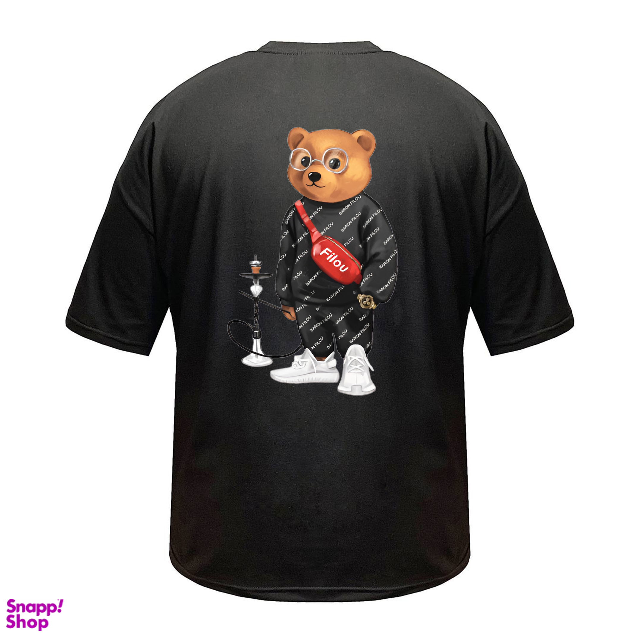 تیشرت مردانه طرح Balenciaga مدل تدی کد 5 رنگ مشکی