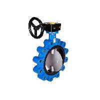 شیر پروانه ای بدون فلنج انتهای خط (Lug Type) میراب