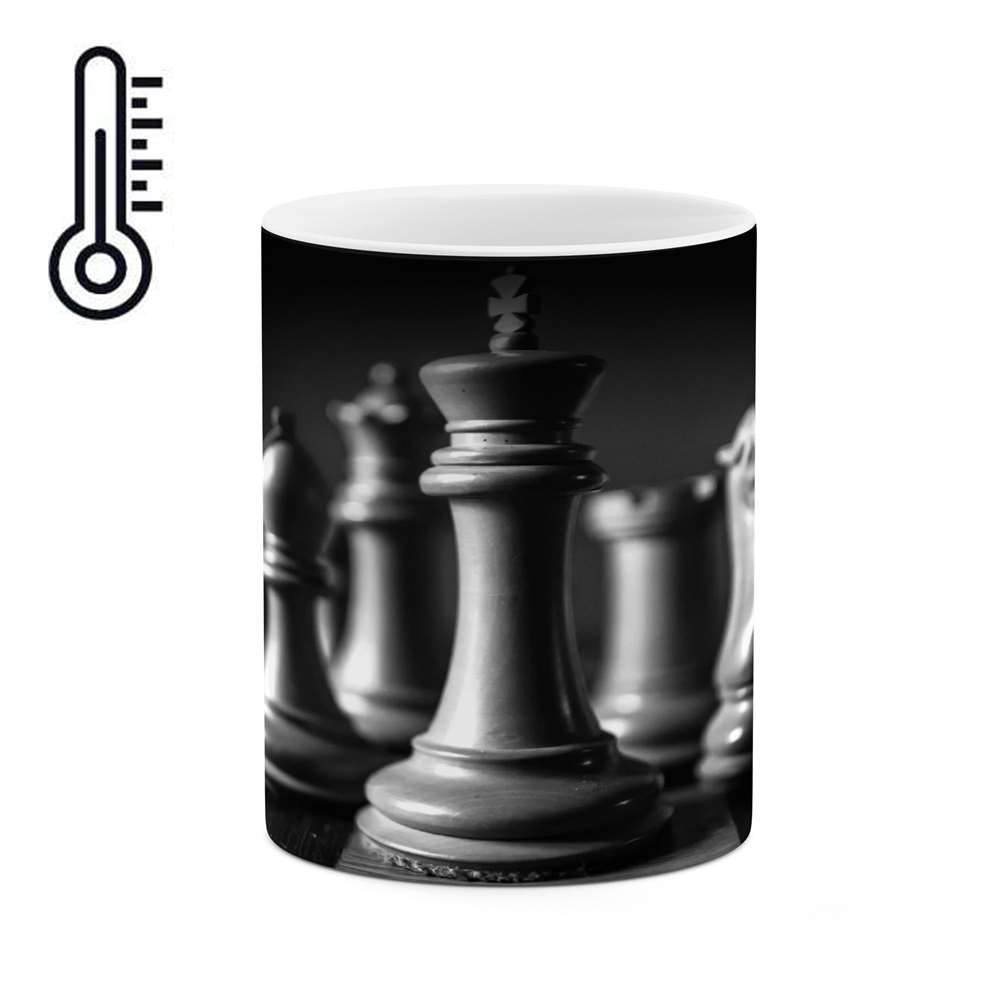 ماگ حرارتی کاکتی طرح شطرنج مدل mgh16125