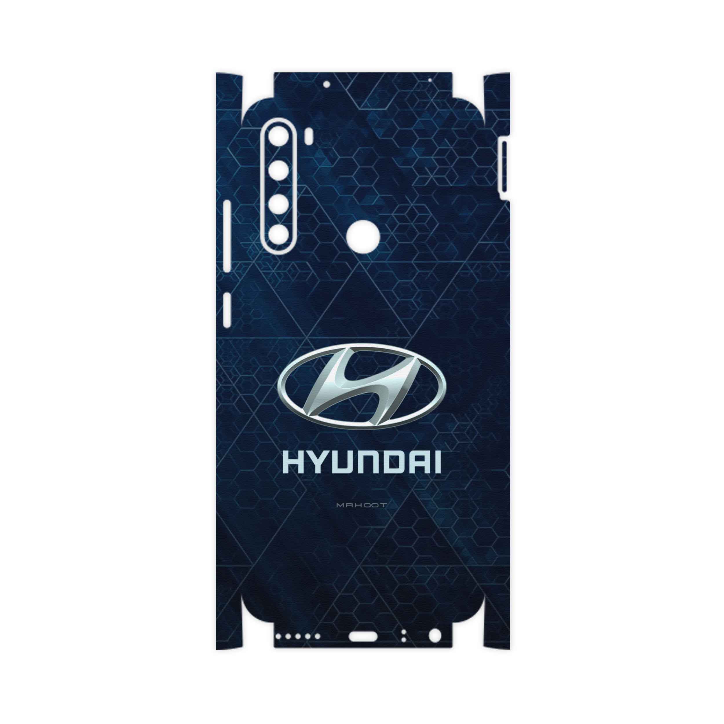 برچسب پوششی ماهوت مدل Hyundai-Logo-FullSkin مناسب برای گوشی موبایل شیائومی Redmi Note 8 2021