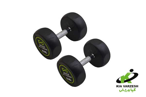 خرید دمبل گرد  10 کیلو dhz دو عددی | خرید   قیمت مناسب