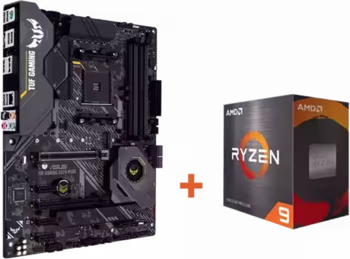 باندل مادربرد Asus TUF Gaming X570 plus به همراه پردازنده AMD Ryzen 9 5900X