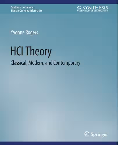 خرید و دانلود نسخه کامل کتاب HCI Theory: Classical, Modern, and Contemporary