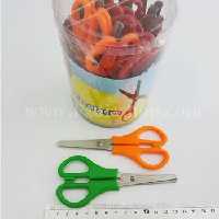 قیچی کاغذ بر رنگی 24 تایی