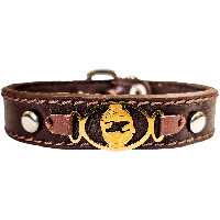 دستبند چرم وارک طرح نماد ماه اسفند مدل برسام کد rb246