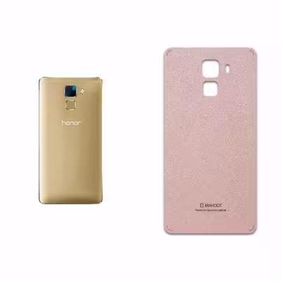 برچسب پوششی ماهوت مدل Rose Gold Leather مناسب برای گوشی موبایل آنر 7
