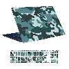 استیکر لپ تاپ توییجین و موییجین طرح Military کد 23 مناسب برای لپ تاپ 15.6 اینچ به همراه برچسب حروف فارسی کیبورد 