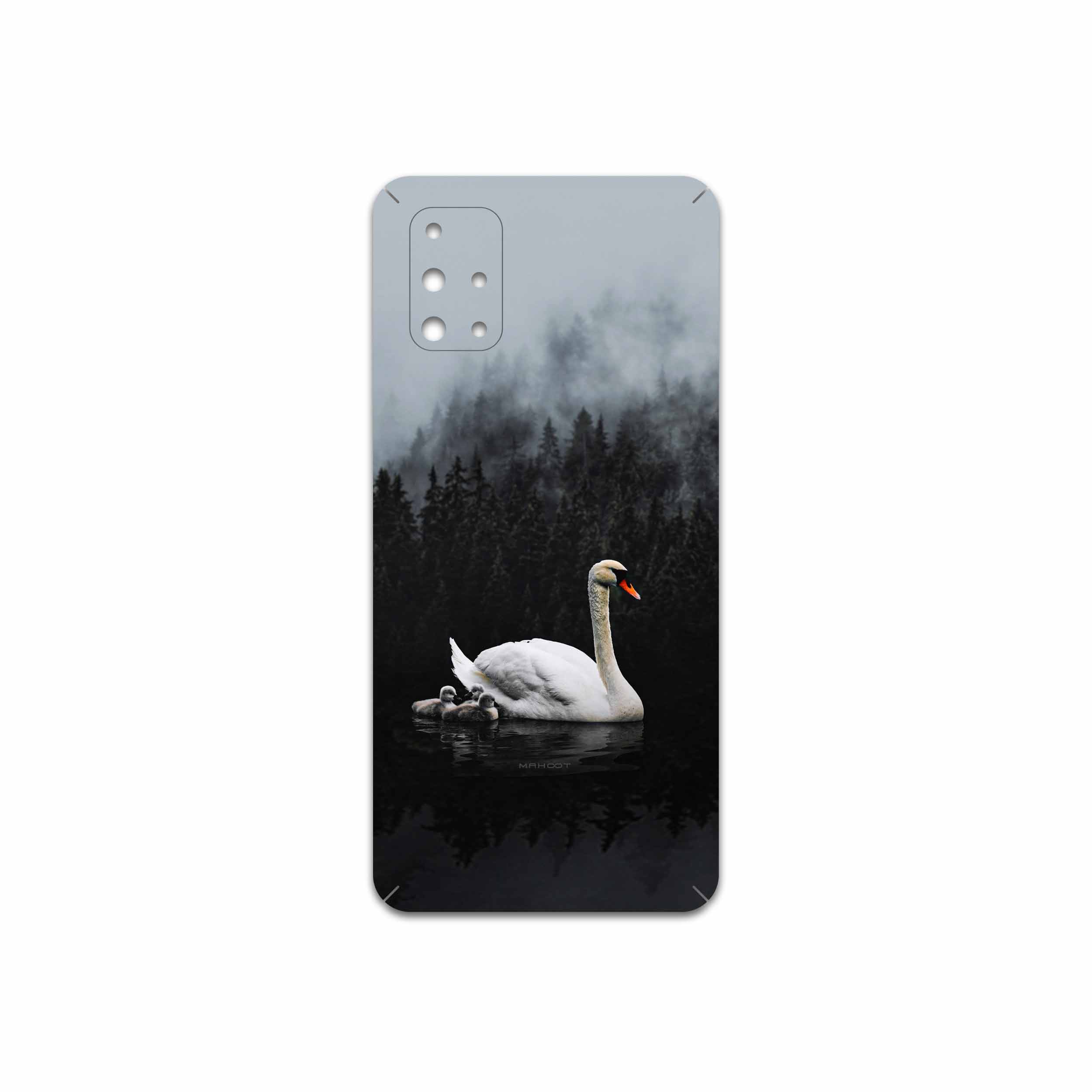 برچسب پوششی ماهوت مدل Swan-Lake مناسب برای گوشی موبایل سامسونگ Galaxy M31S