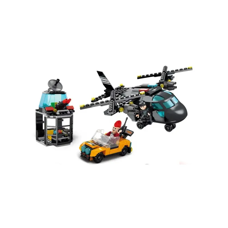 ساختنی مدل هلیکوپتر پلیس کد 8650