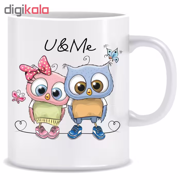 ماگ طرح جغد کد 104