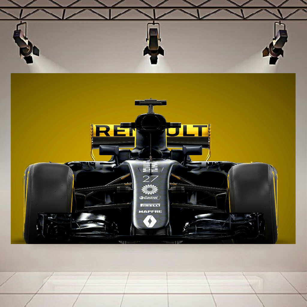 تابلو شاسی طرح ماشین فرمول 1 مدل Renault R.S.20 کد AR1180