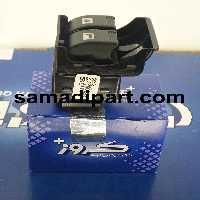 کلید شیشه بالابر دو پل جلو (اتو)  پارس و پژو جدید و SLX نور سفید کروز (CR33031501)