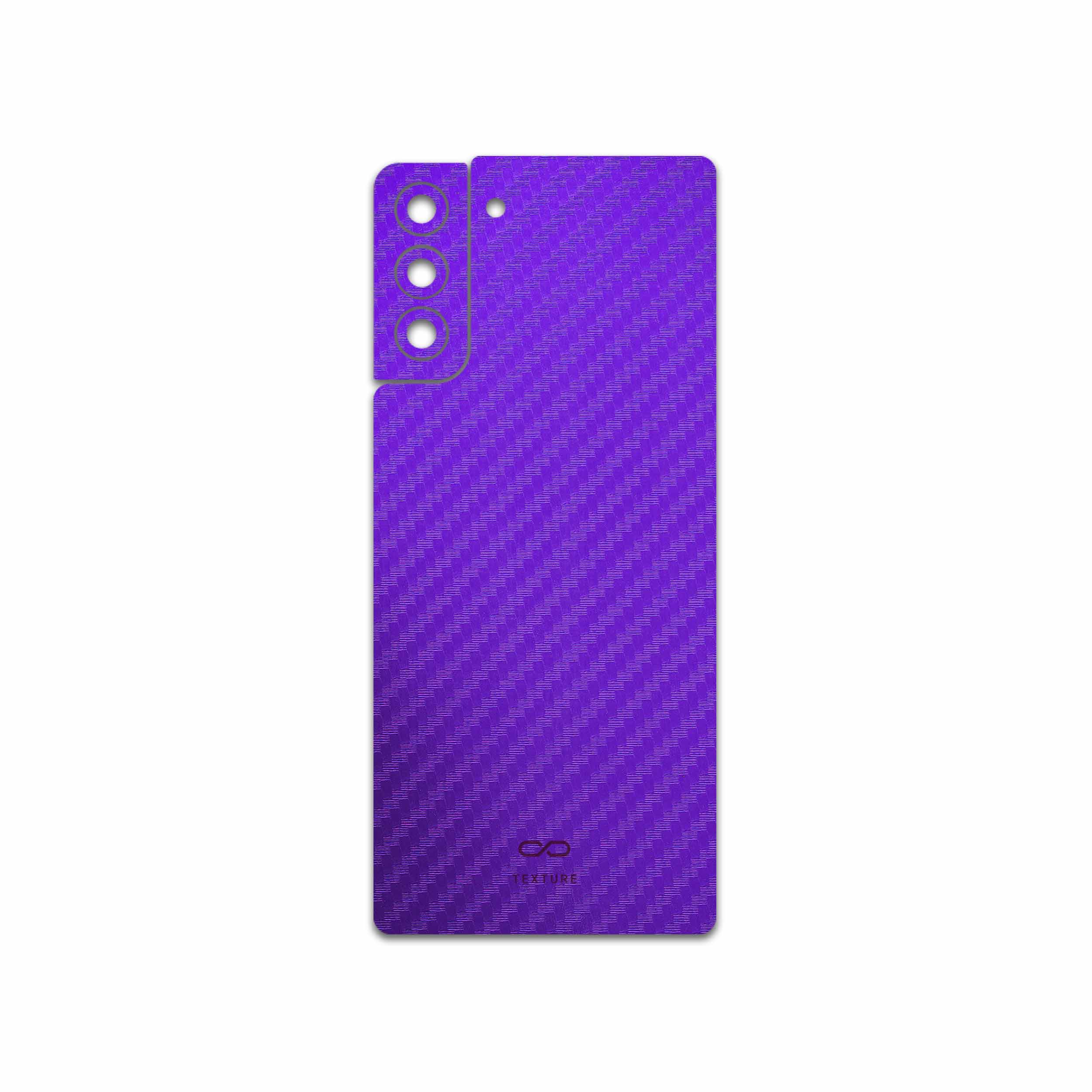 برچسب پوششی ماهوت مدل Purple-Fiber مناسب برای گوشی موبایل سامسونگ Galaxy S21 Plus 5G