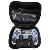 دسته PS4 به همراه ملزومات مدل PX001 PlayX طرح God Of war Ragnarok