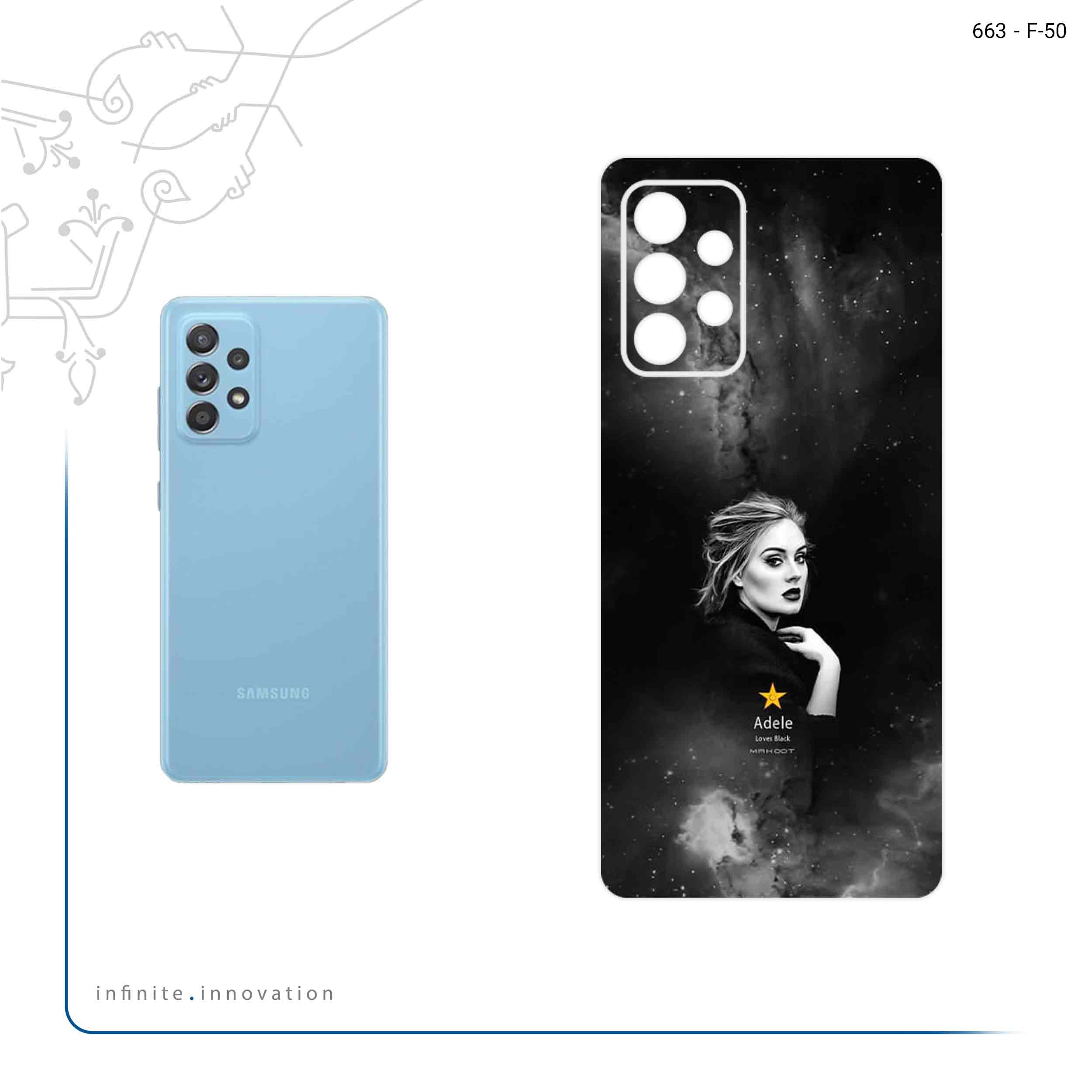 برچسب پوششی ماهوت مدل Adele مناسب برای گوشی موبایل سامسونگ Galaxy A53 5G