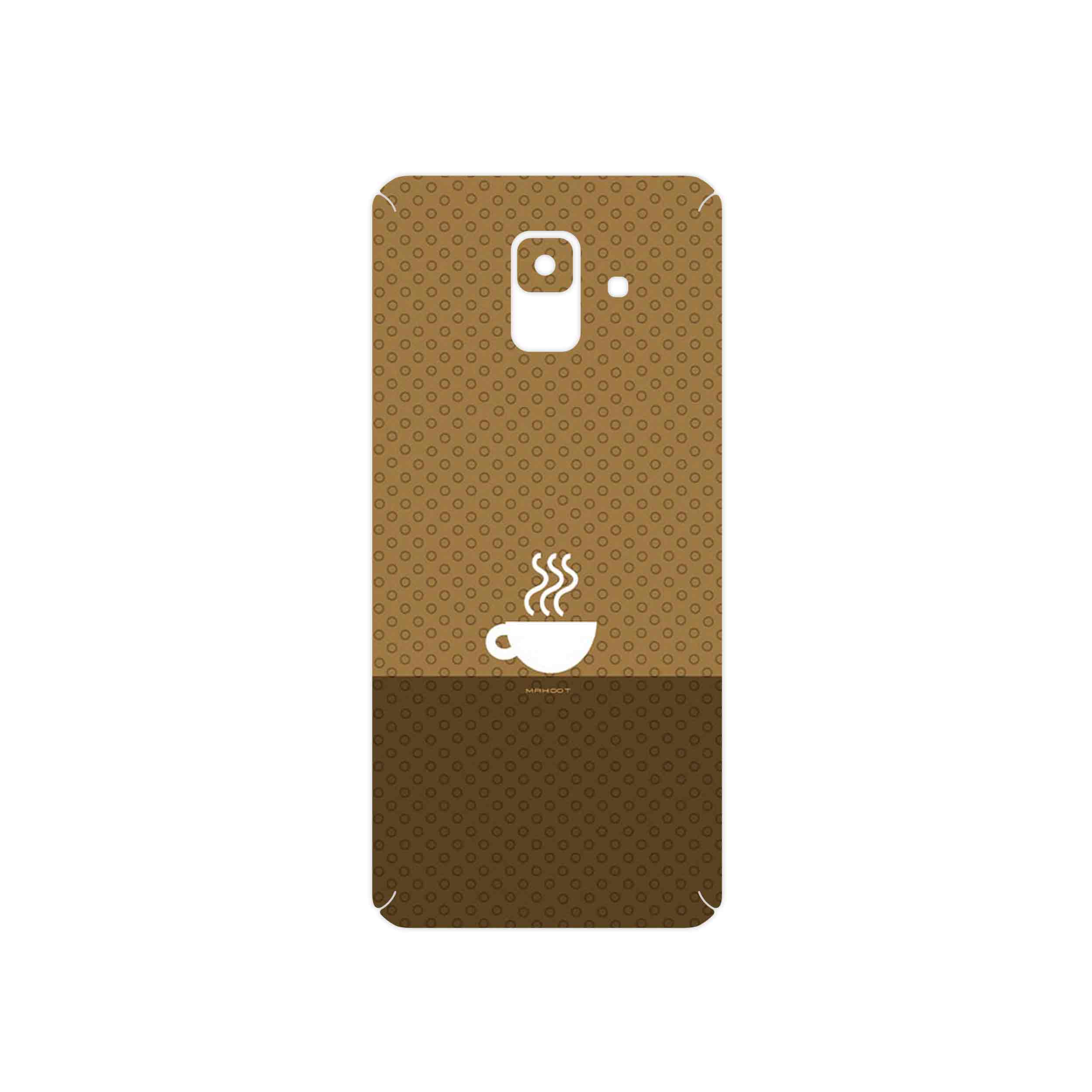 برچسب پوششی ماهوت مدل Minimal Cup of Coffee Icon مناسب برای گوشی موبایل سامسونگ Galaxy A6 2018