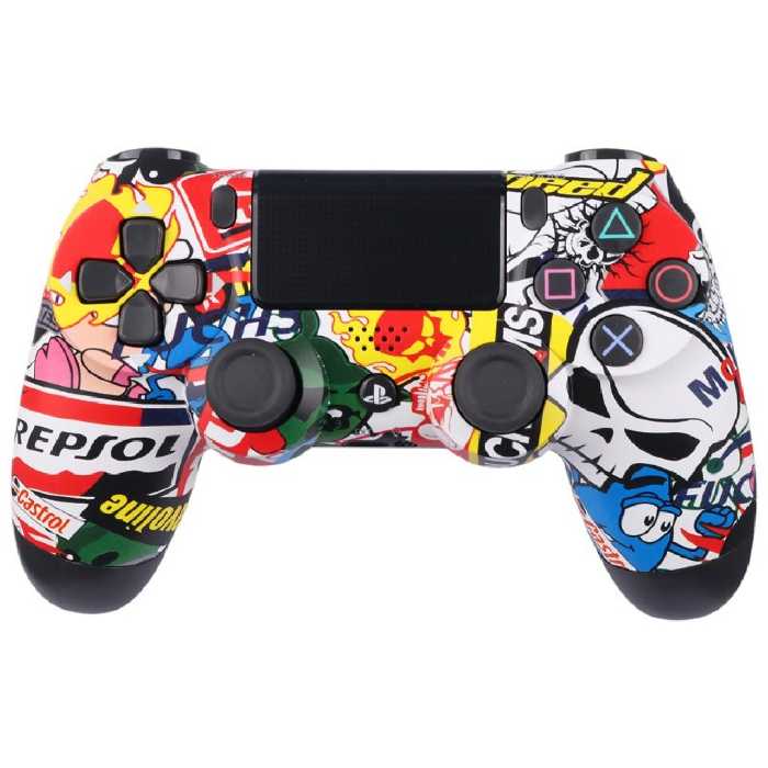 دسته بازی بی سیم سونی Dualshock 4 High Copy درجه یک طرح Fantasy مناسب برای PS4