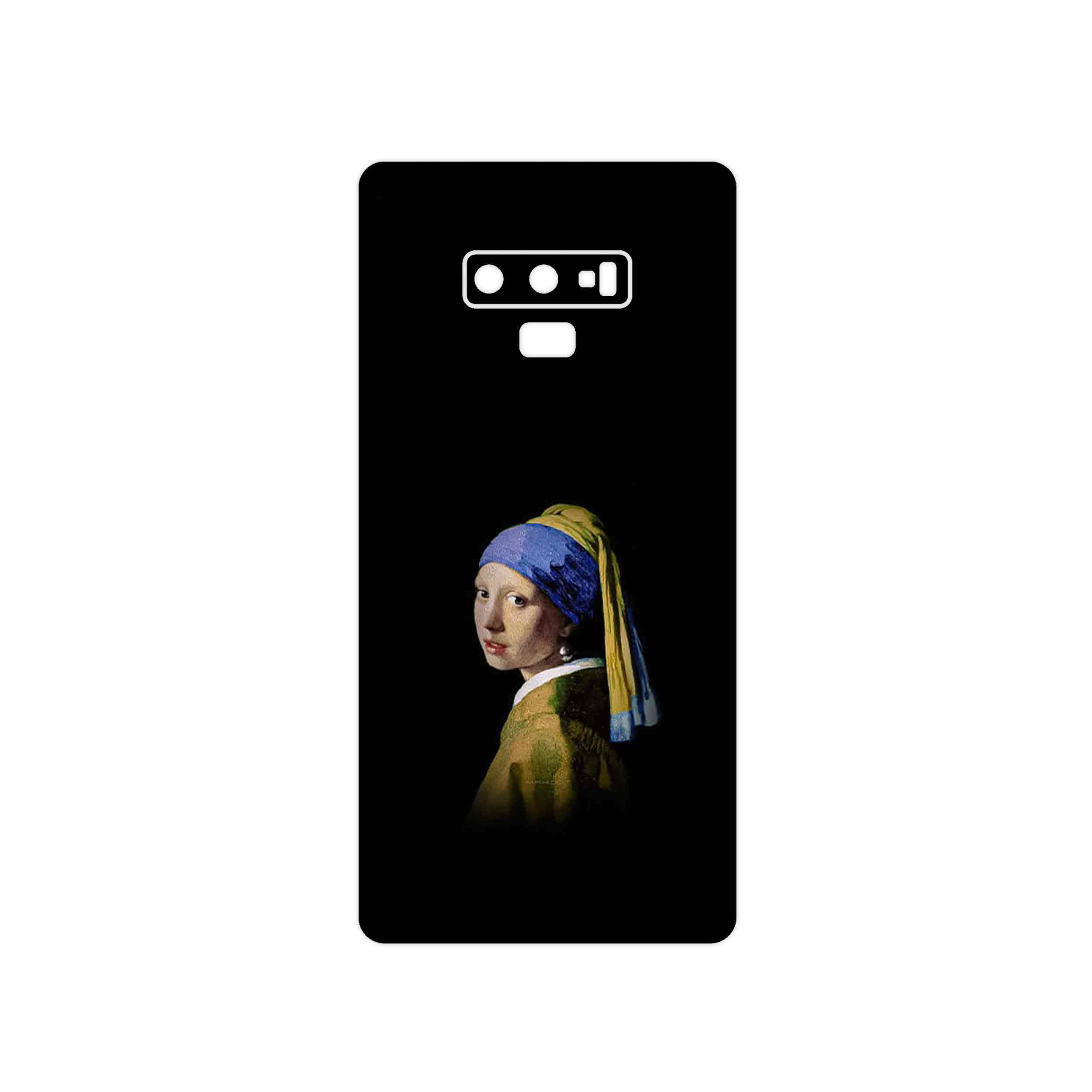 برچسب پوششی ماهوت مدل Girl with a Pearl Earring of Vermeer مناسب برای گوشی موبایل سامسونگ Galaxy Note 9
