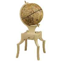 کره چوبی چرخشی دوریس مدل DORIS کد GL-9802 رنگ CREAM