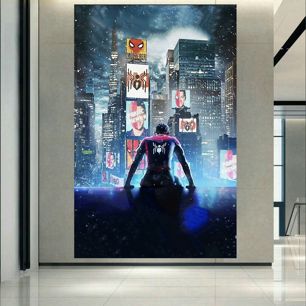 تابلو بوم طرح مرد عنکبوتی مدل Spider Man No Way Home کد AR2179