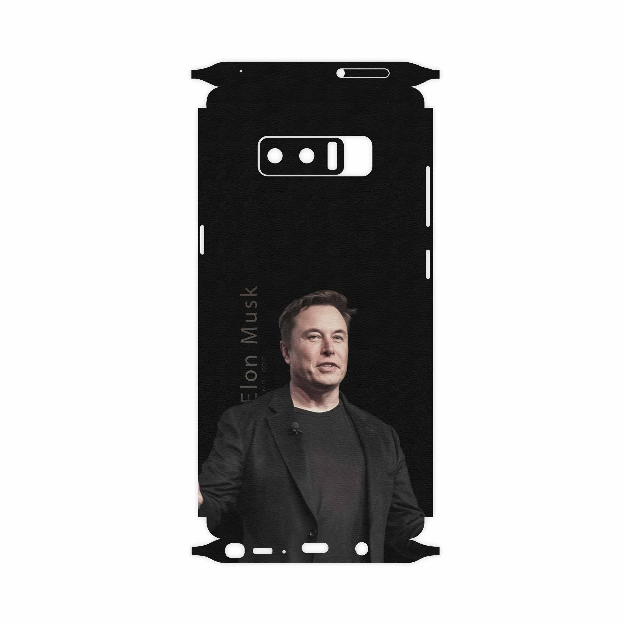 برچسب پوششی ماهوت مدل Elon Musk-FullSkin مناسب برای گوشی موبایل سامسونگ Galaxy Note 8
