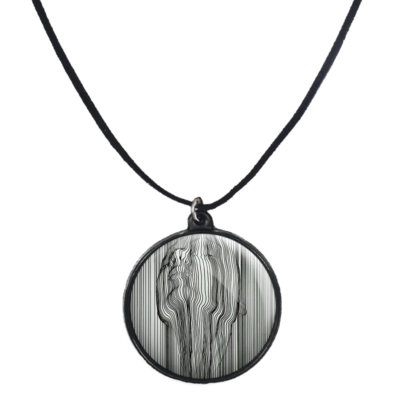 گردنبند پرمانه طرح دخترونه کد pmb.4318 مدل دو طرفه