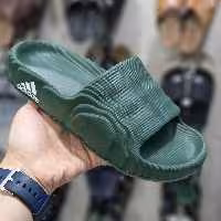 دمپایی صندل مردانه مدل یزی آدیداس در رنگ سبز ،جذاب سایزبندی40تا45