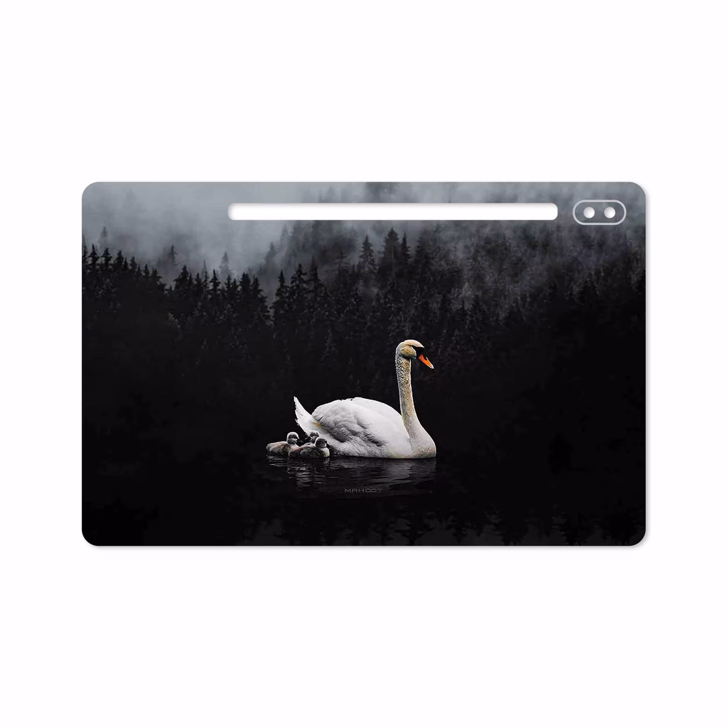 برچسب پوششی ماهوت مدل Swan Lake مناسب برای تبلت سامسونگ Galaxy Tab S6 2019 SM-T860