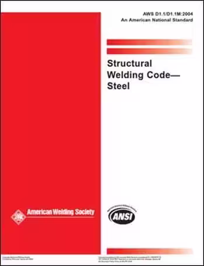 󾕇 AWS D1.1- 2004 - دانلود کتاب های دانشگاهی