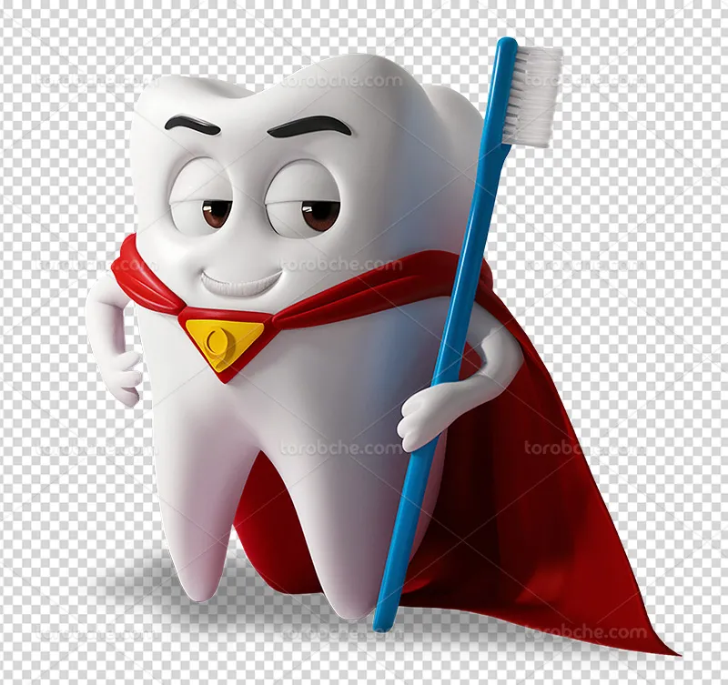 عکس PNG دندان و مسواک | گرافیک با طعم تربچه
