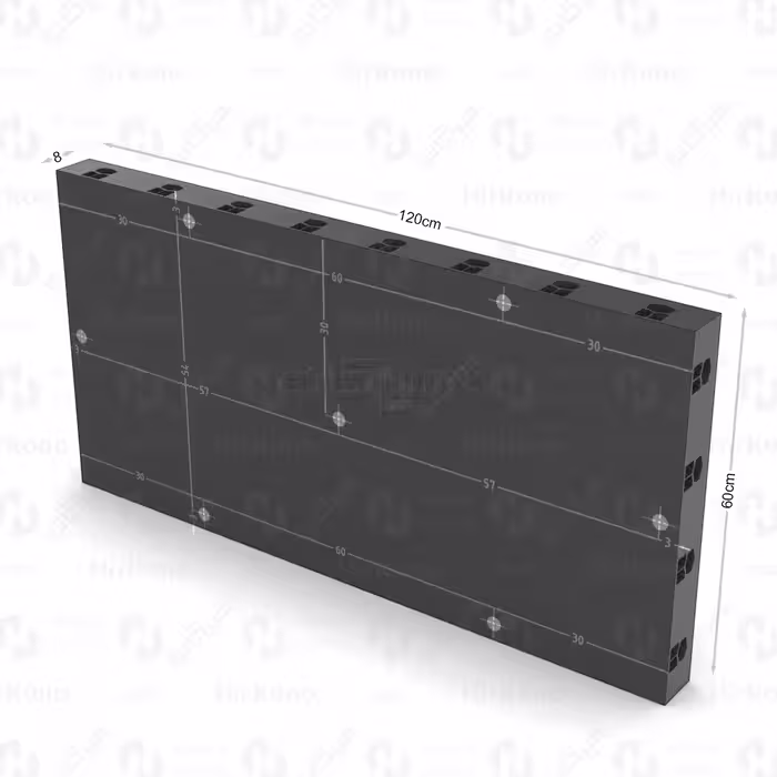 قالب تخت پلاستیکی 60 × 120