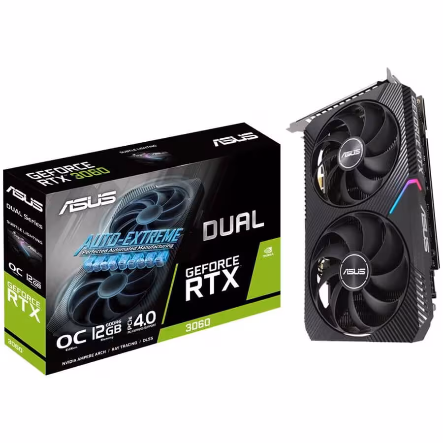 کارت گرافیک ASUS DUAL RTX 3060 OC 12GB
