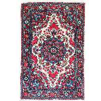 فرش دستبافت یک متری مدل لچک ترنجی