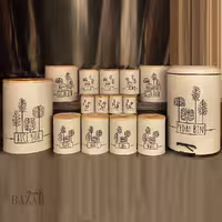 سرویس آشپزخانه بی وی کی درب چوبی طرح fancy کد 853616