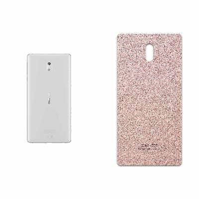 برچسب پوششی ماهوت مدل Rose Gold Leather مناسب برای گوشی موبایل نوکیا 3