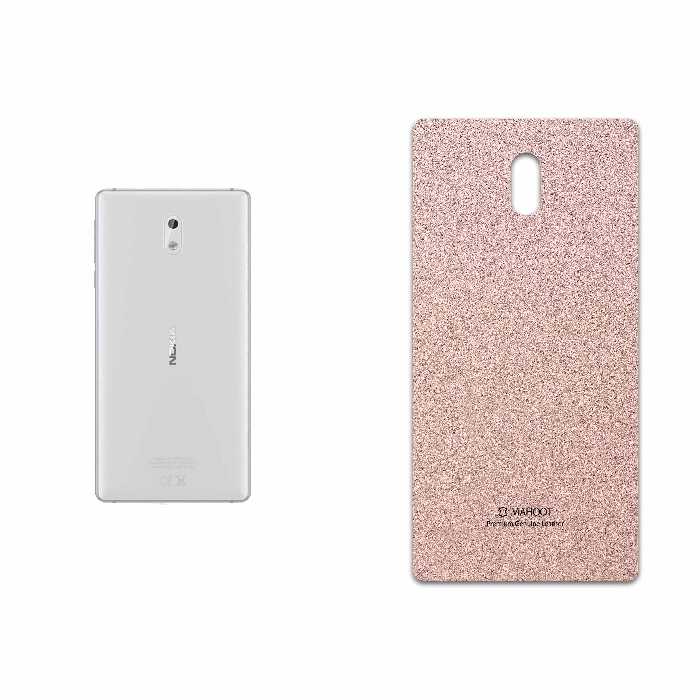 برچسب پوششی ماهوت مدل Rose Gold Leather مناسب برای گوشی موبایل نوکیا 3