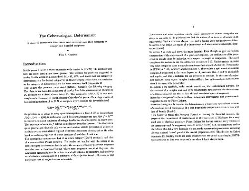 خرید و دانلود نسخه کامل کتاب The cohomological determinant (unpublished preprint)