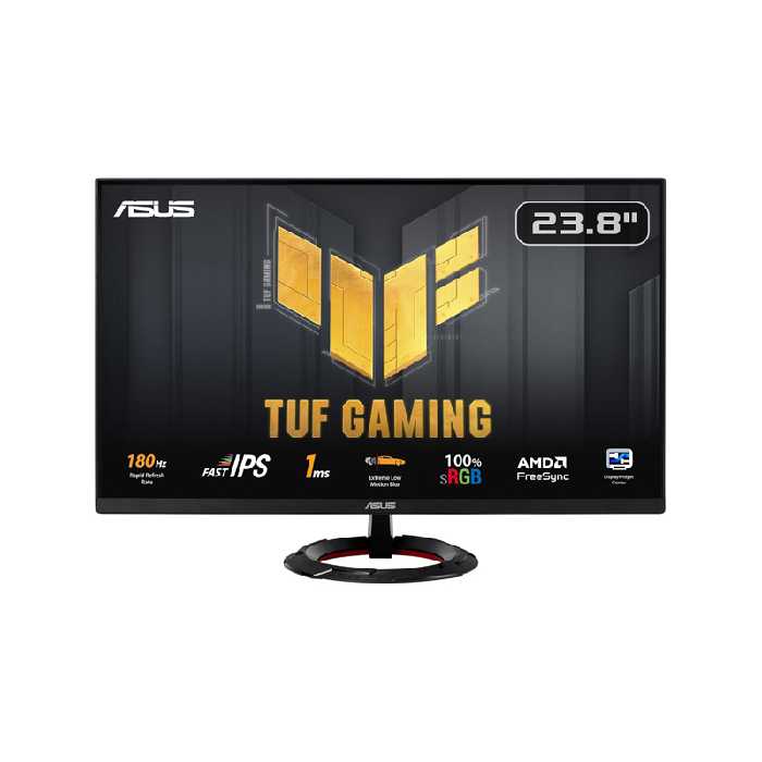 مانیتور گیمینگ ASUS TUF VG249Q3R | نمایشگر 23.8 اینچ، 180Hz، پنل Fast IPS 🎮