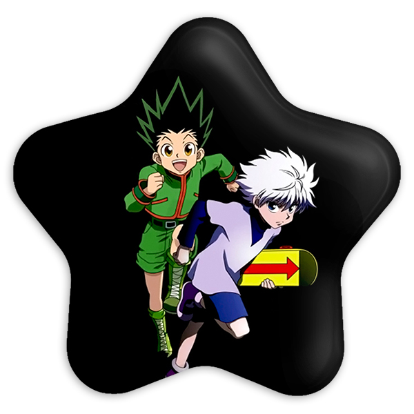 پیکسل خندالو طرح انیمه هانتر ایکس هانتر مدل ستاره ای کد 10738