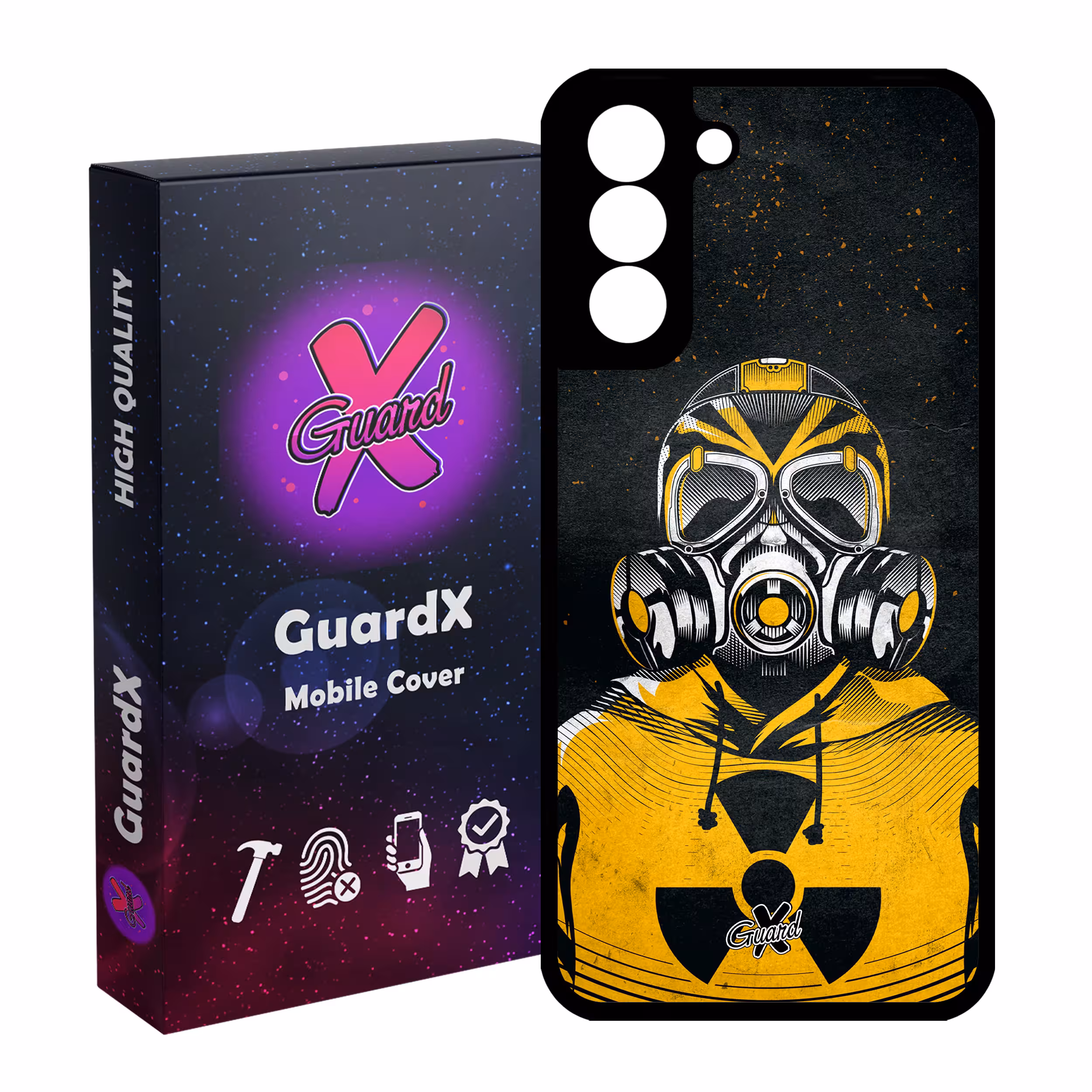 کاور گارد ایکس طرح Mask مدل Glass10164 مناسب برای گوشی موبایل سامسونگ Galaxy S21