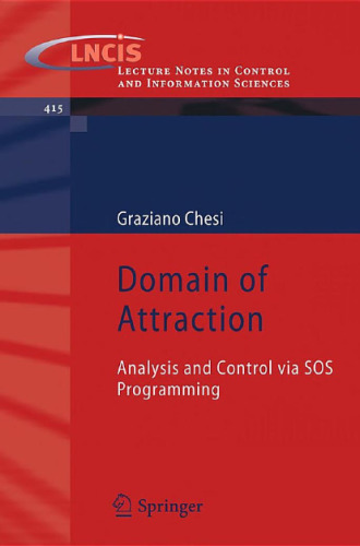 خرید و دانلود نسخه کامل کتاب Domain of Attraction: Analysis and Control via SOS Programming