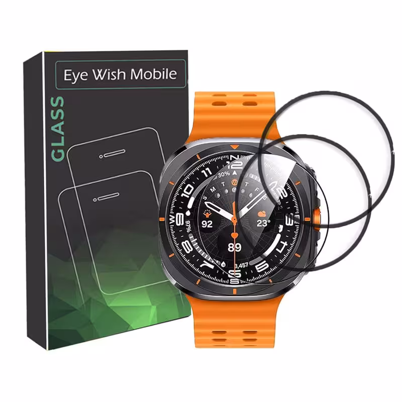 محافظ صفحه نمایش نانو آی ویش مدل PMMA مناسب برای ساعت هوشمند سامسونگ Galaxy watch Ultra 47 mm بسته سه عددی | کالا برتری